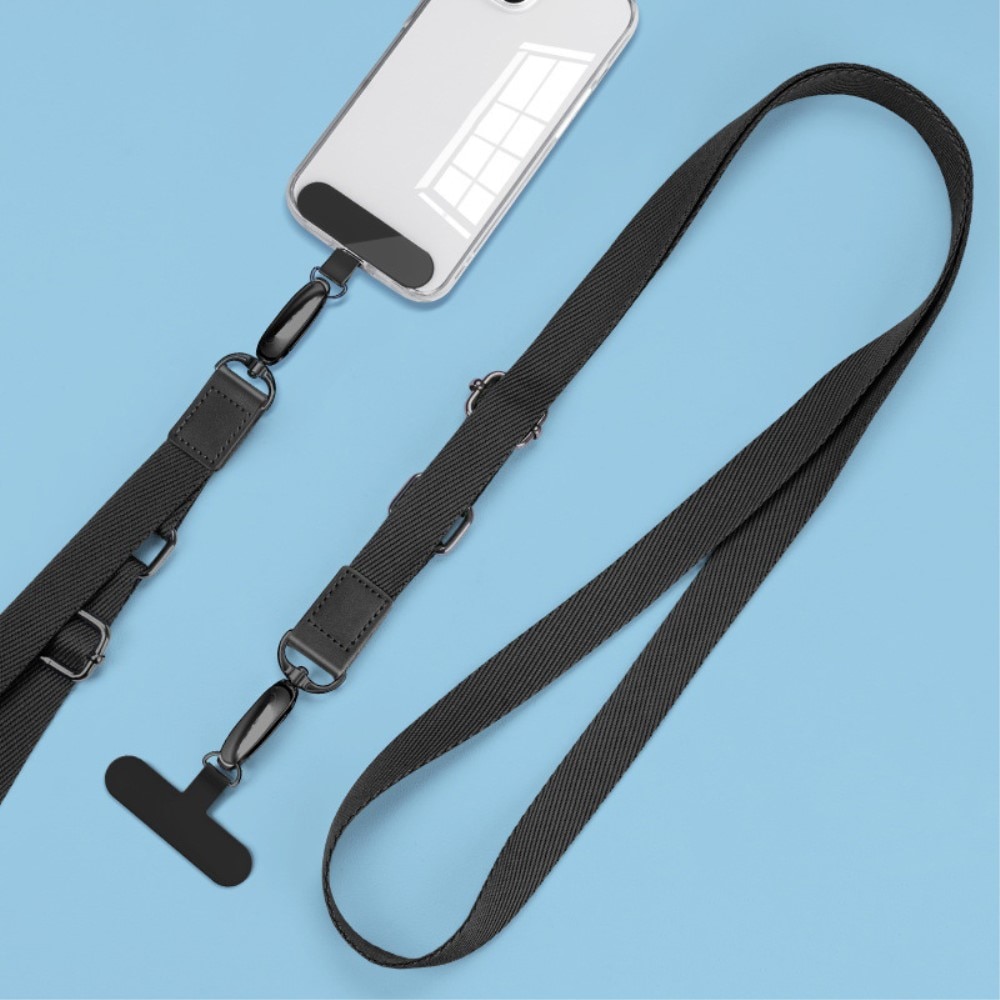 Adjustable Phone Shoulder Strap Universal nero