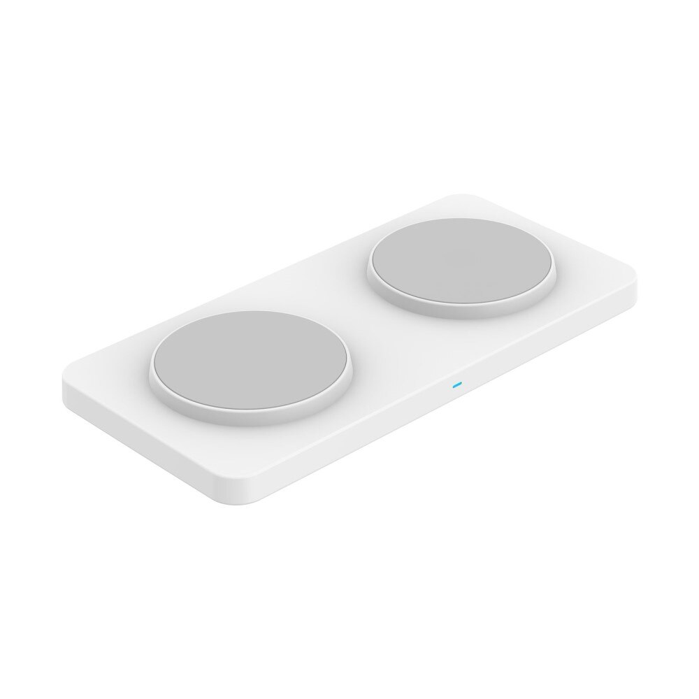 Base di Ricarica Wireless Magnetica 2-in-1 da 30W Bianco