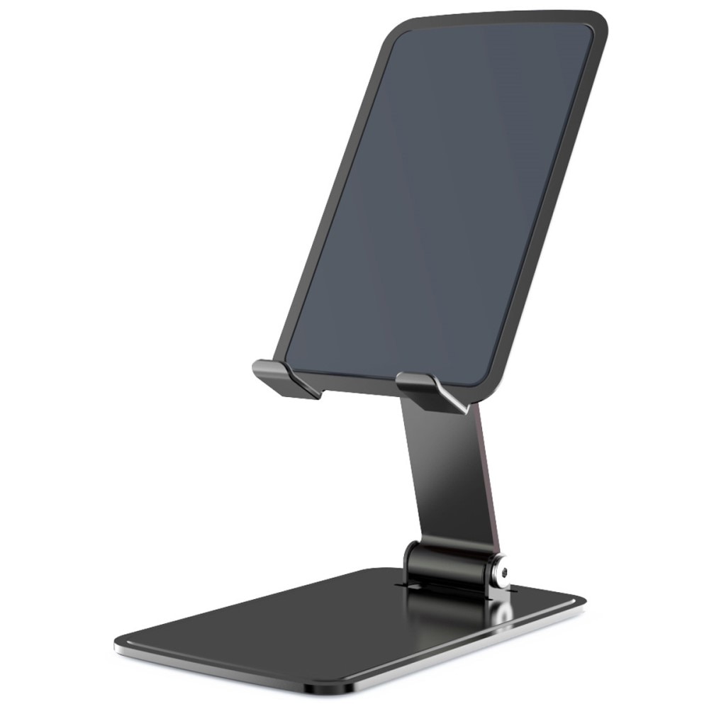 Supporto da tavolo pieghevole per cellulare/tablet nero