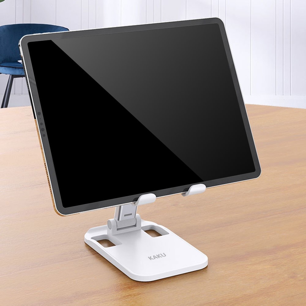 KSC-575 Supporto da tavolo pieghevole per cellulare/tablet bianco