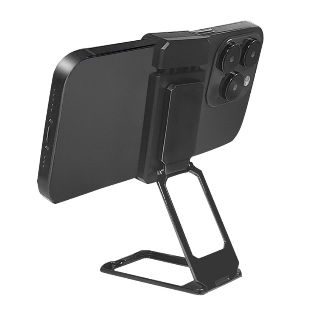 Supporto magnetico pieghevole per cellulare, nero