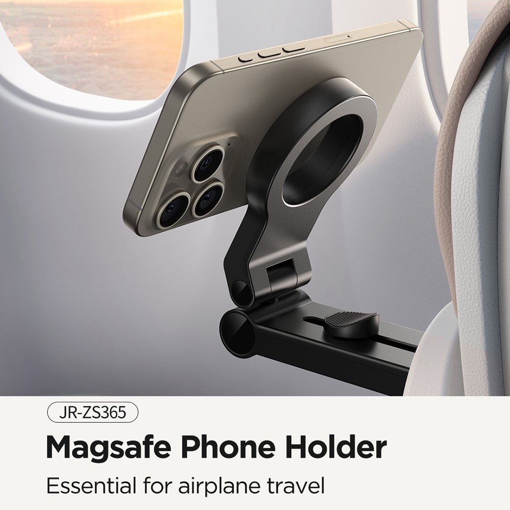 JR-ZS365 Universal MagSafe Travel Phone Holder nero