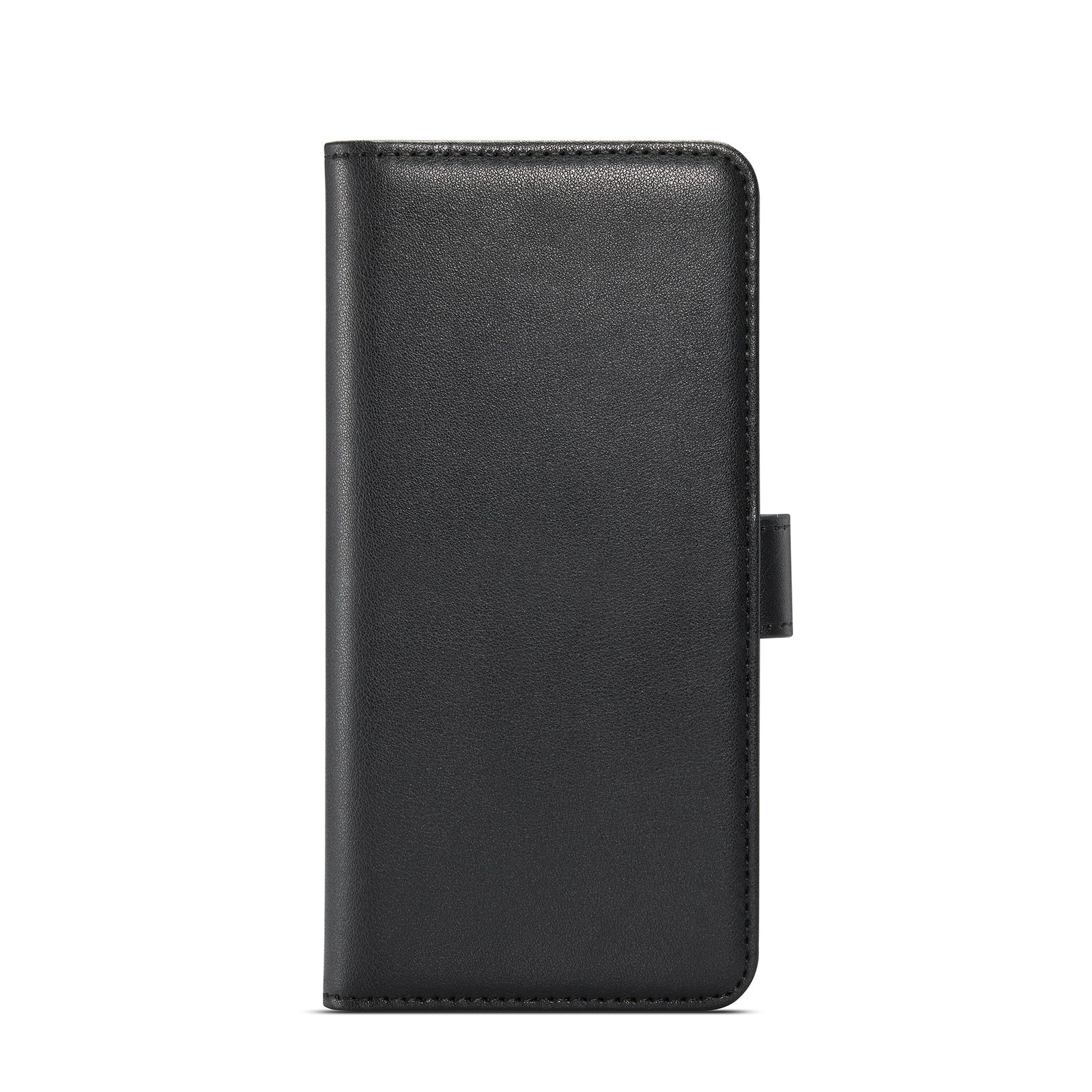 Custodia a portafoglio in vera pelle Samsung Galaxy S25 Edge, Nero
