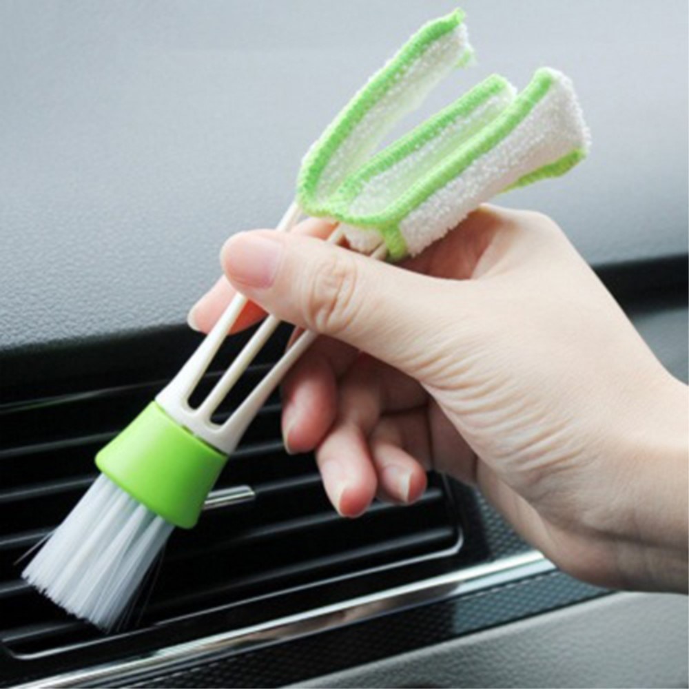Spazzola per la pulizia dell'auto, verde