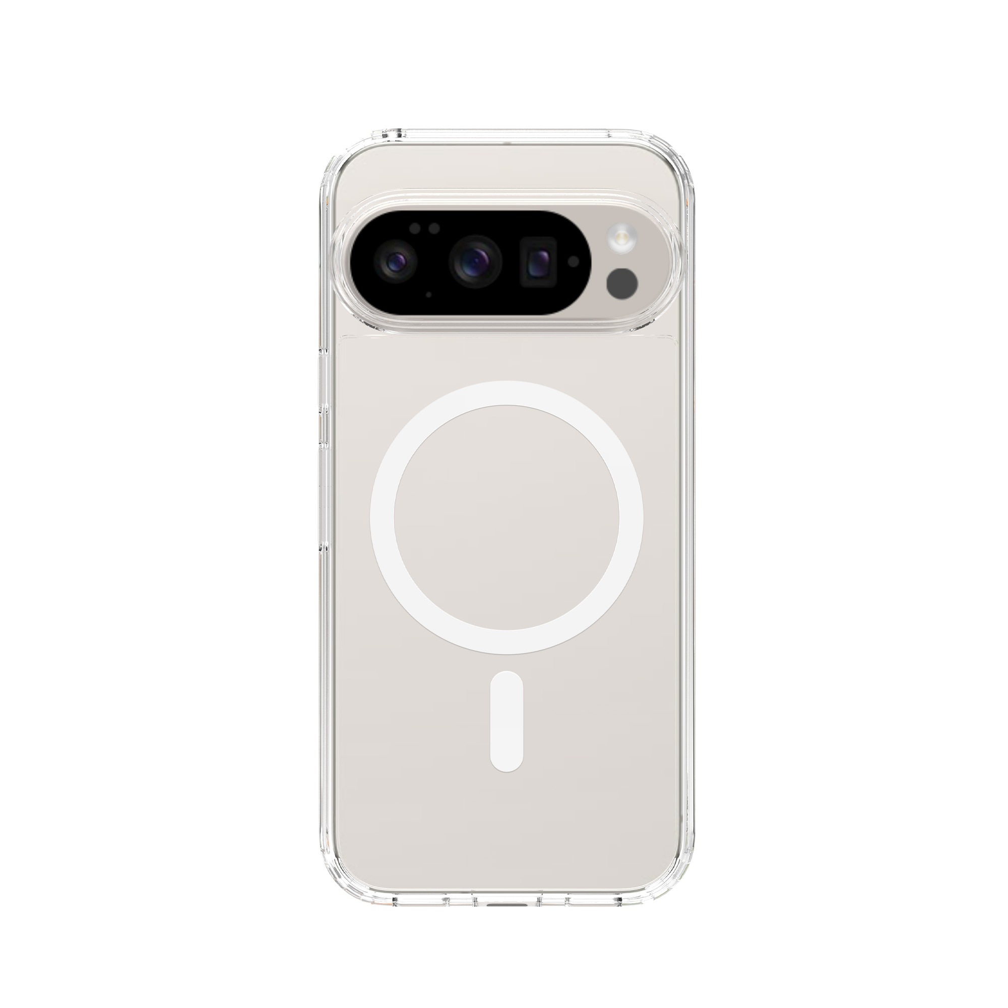Cover ibride con MagSafe Google Pixel 10 Pro Trasparente