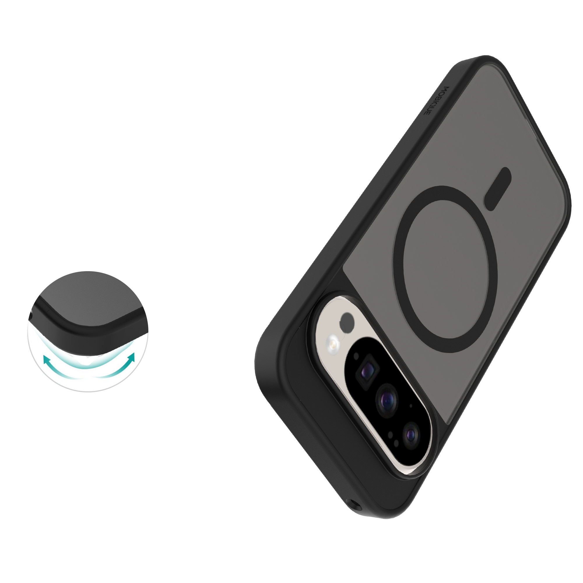 Cover Magnetic Hybrid Google Pixel 10 Frosted Black