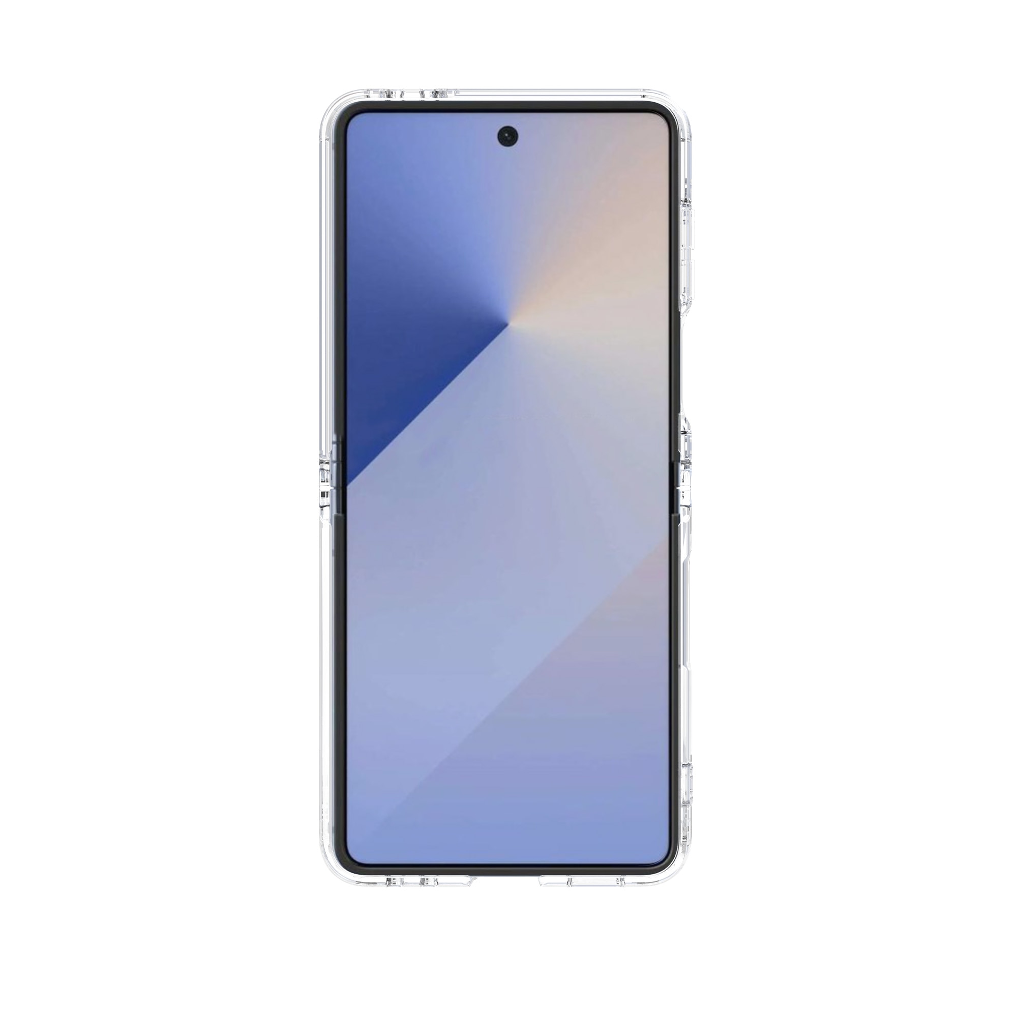 Cover ibride per Samsung Galaxy Z Flip 7, trasparente