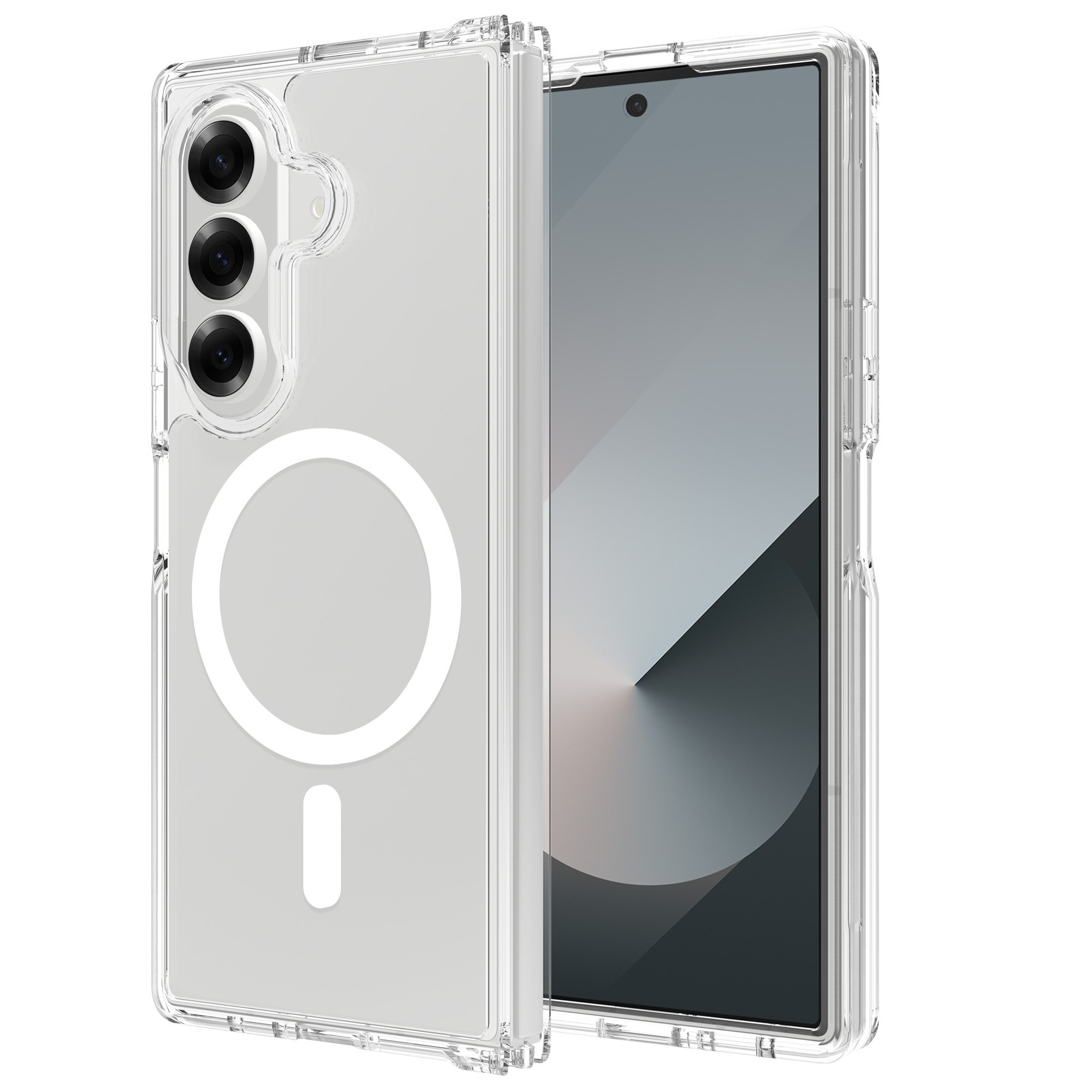 Cover ibride con MagSafe Samsung Galaxy Z Fold 7 Trasparente