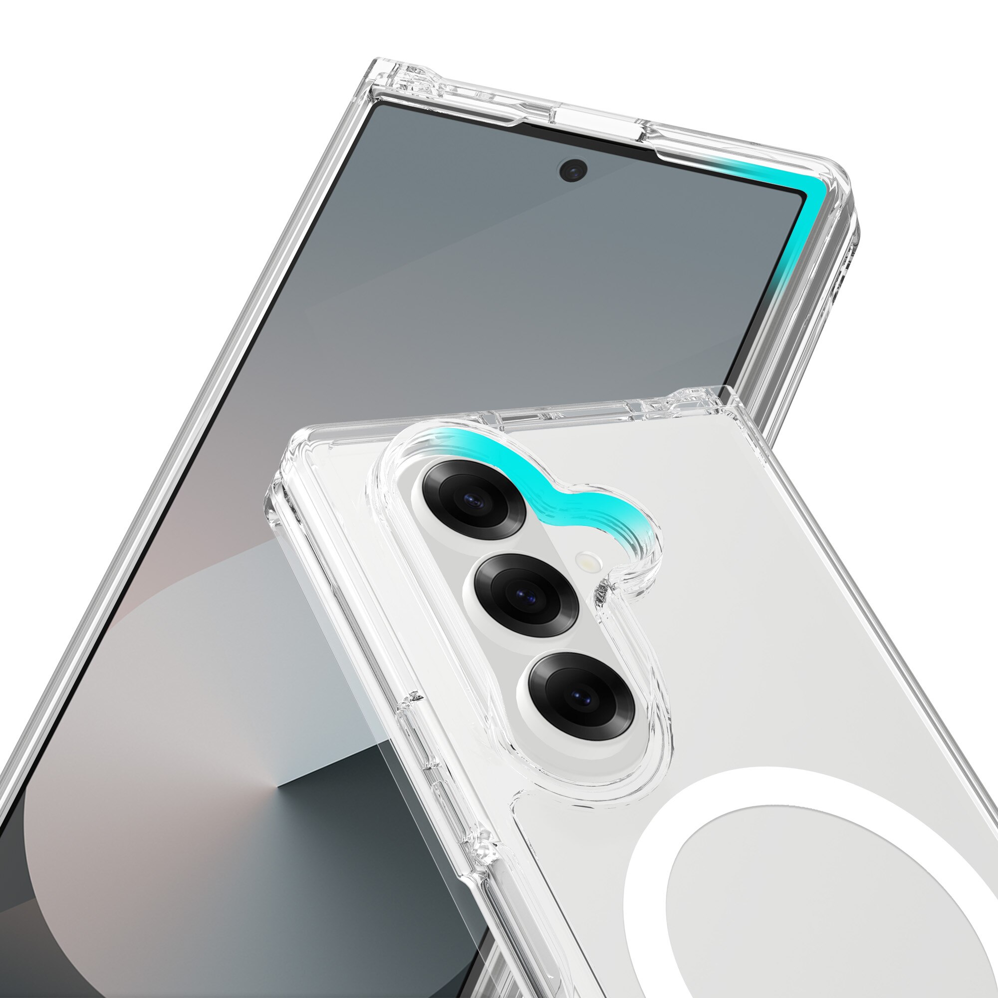 Cover ibride con MagSafe Samsung Galaxy Z Fold 7 Trasparente