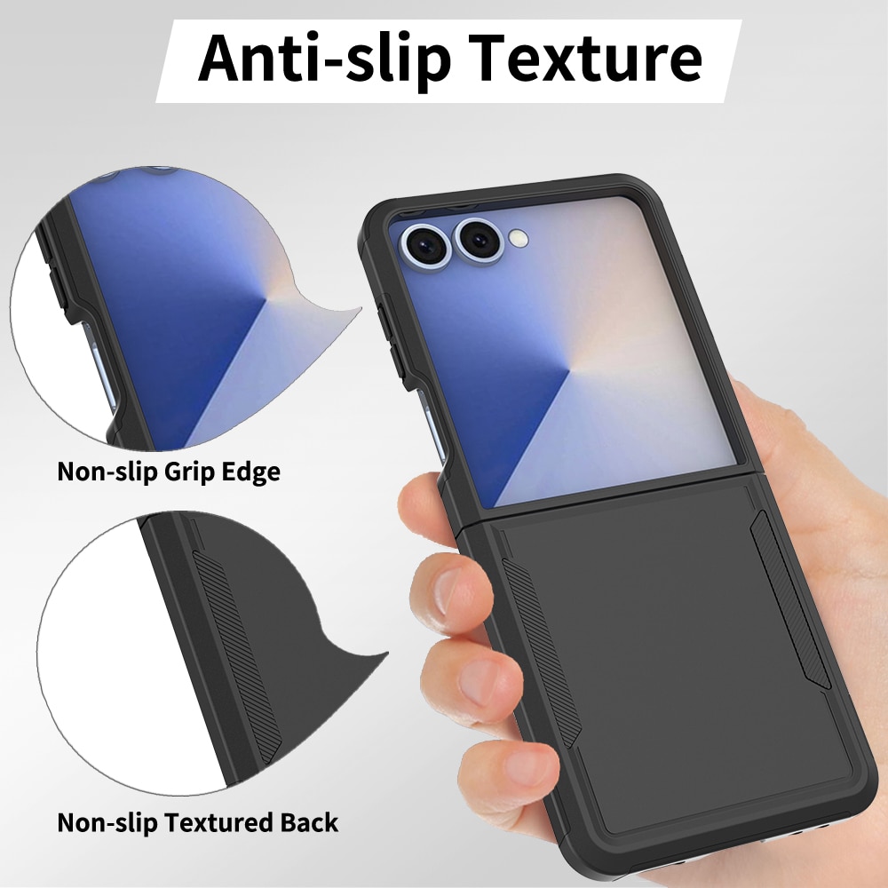 Cover ibride Off-road Samsung Galaxy Z Flip 7, Nero