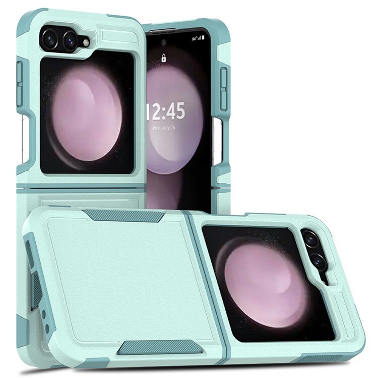 Cover ibride Off-road Samsung Galaxy Z Flip 7, Verde menta