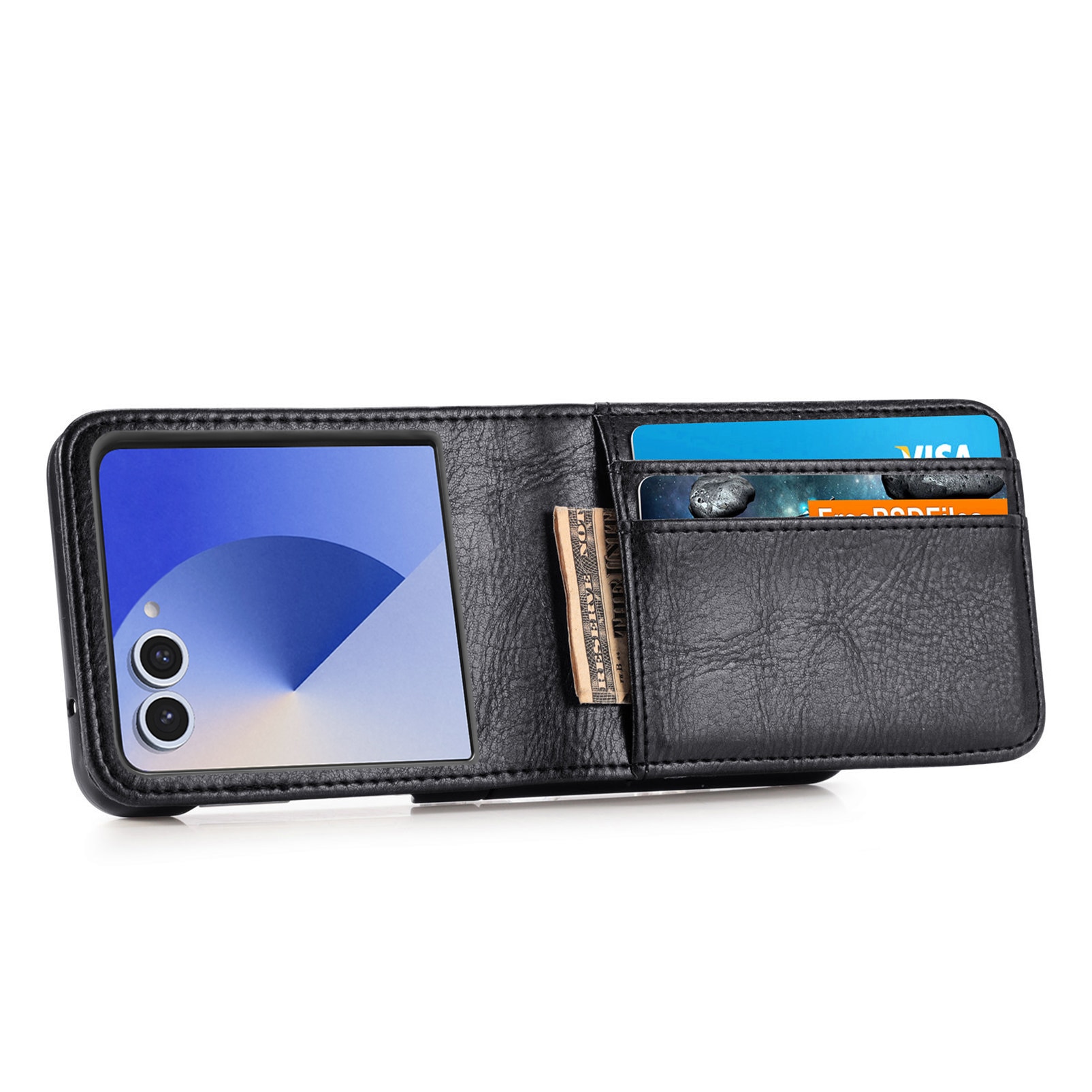 Cover portafoglio Samsung Galaxy Z Flip 7 nero