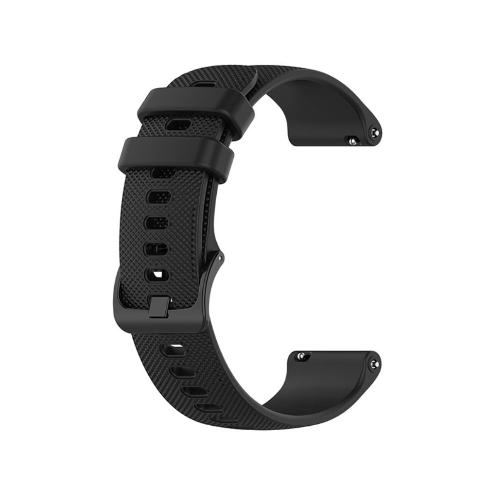 Cinturino in silicone per Huawei Watch GT 2/3 42mm, nero