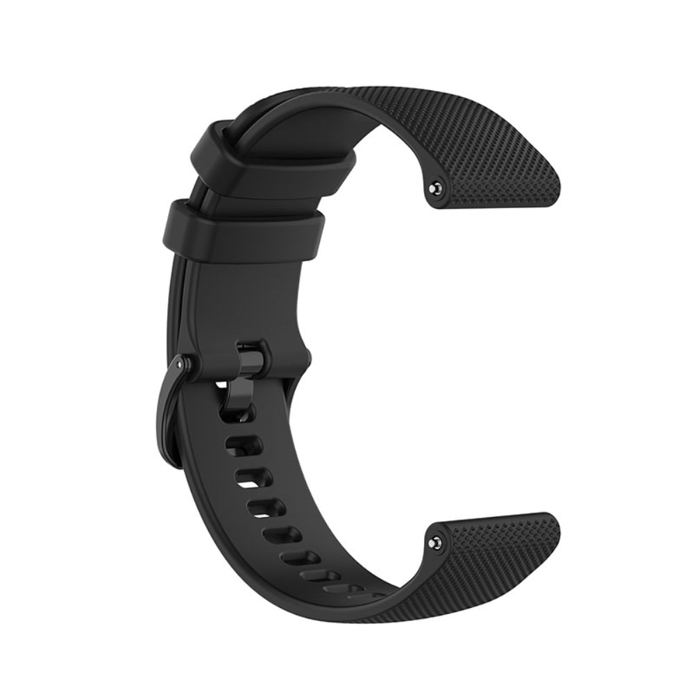 Cinturino in silicone per Huawei Watch GT 2/3 42mm, nero