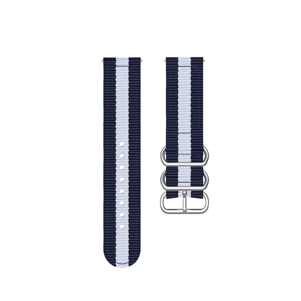 Cinturino in tessuto militare Samsung Galaxy Watch 4 40mm Blu/Bianco