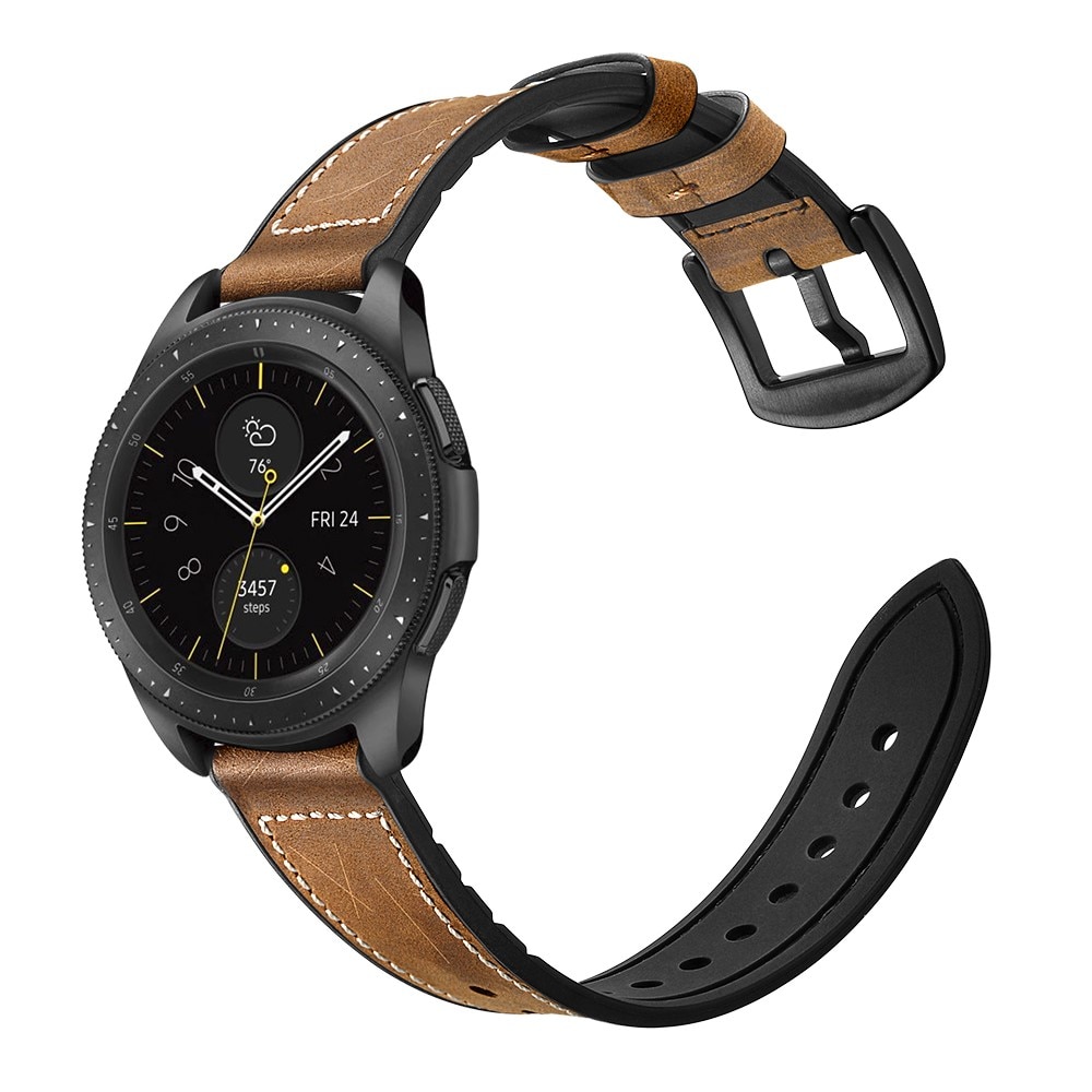 Cinturino in pelle premium Samsung Galaxy Watch 4 Classic 42mm Marrone