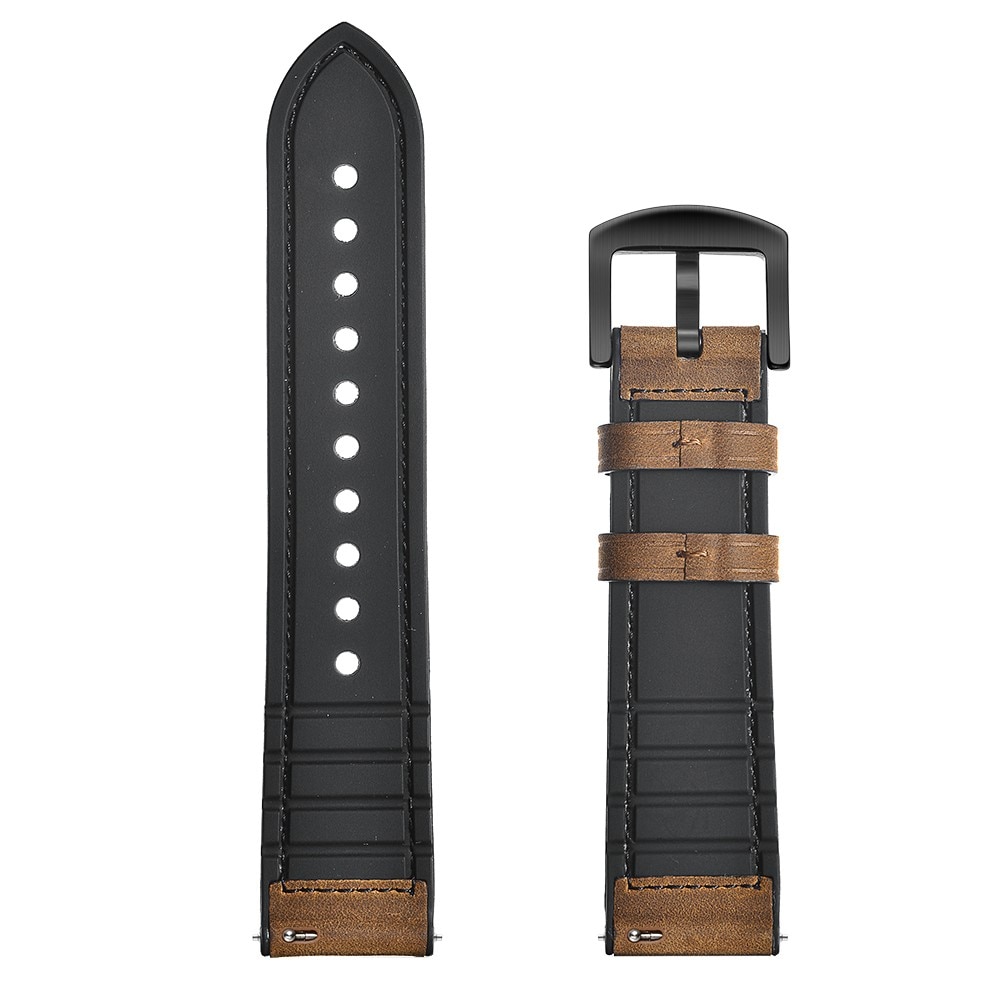 Cinturino in pelle premium Withings ScanWatch 2 42mm marrone