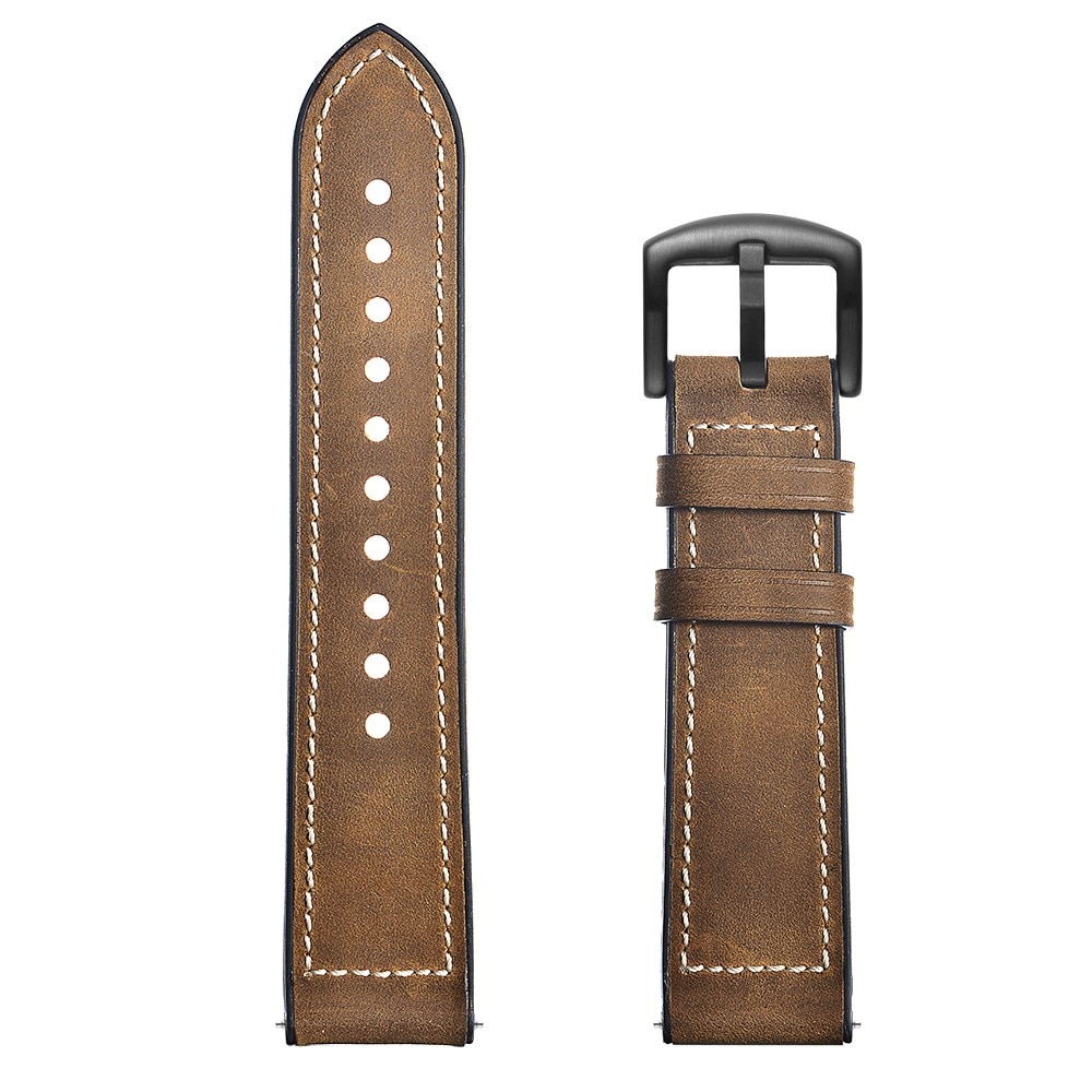 Cinturino in pelle premium Hama Fit Watch 4910 marrone