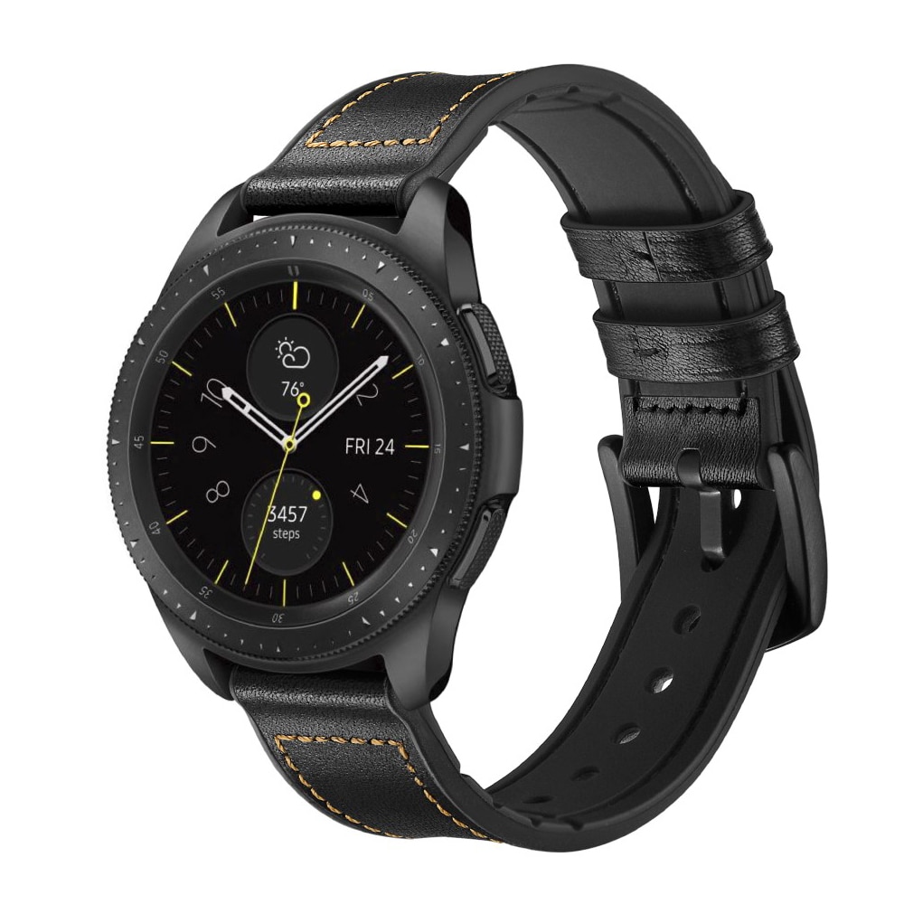 Cinturino in pelle premium Samsung Galaxy Watch 5 Pro Nero