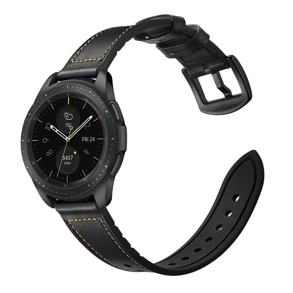 Cinturino in pelle premium Samsung Galaxy Watch 5 Pro 45mm Nero