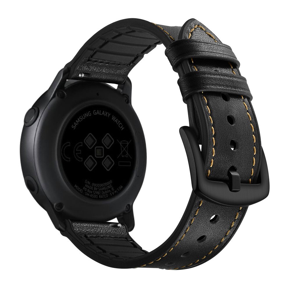 Cinturino in pelle premium Samsung Galaxy Watch 4 44mm Nero