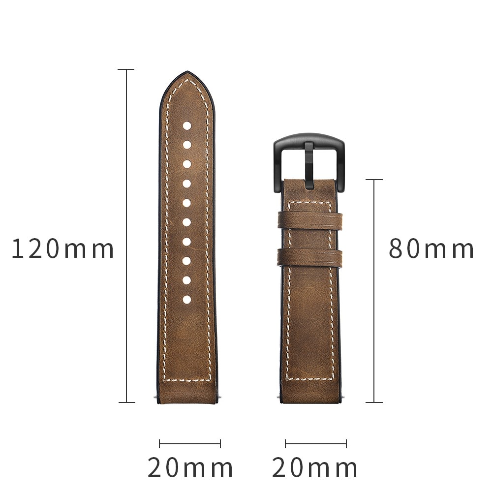 Cinturino in pelle premium Samsung Galaxy Watch 5 44mm Marrone