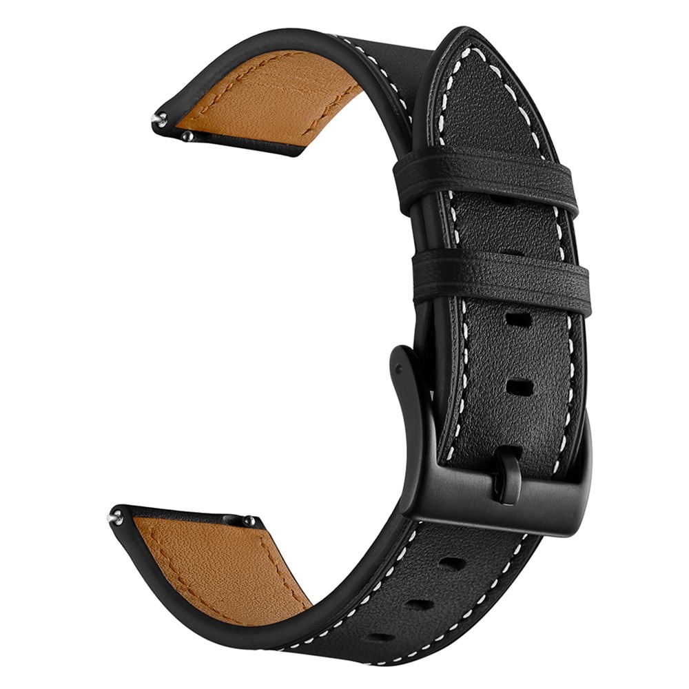 Cinturino in pelle Samsung Galaxy Watch Active 2 44mm nero