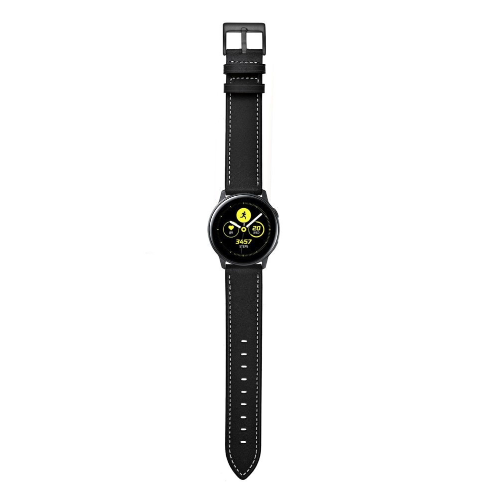 Cinturino in pelle Samsung Galaxy Watch 42mm Nero