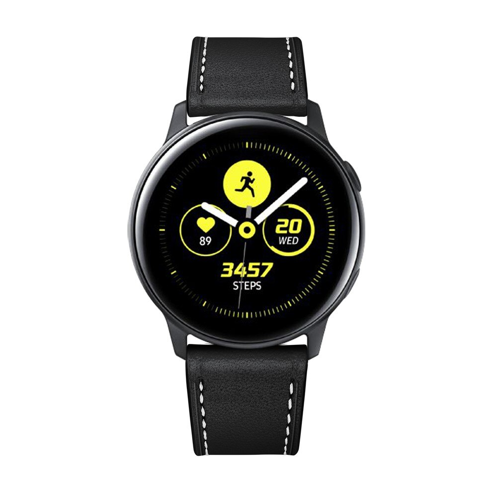 Cinturino in pelle Samsung Galaxy Watch 42mm Nero