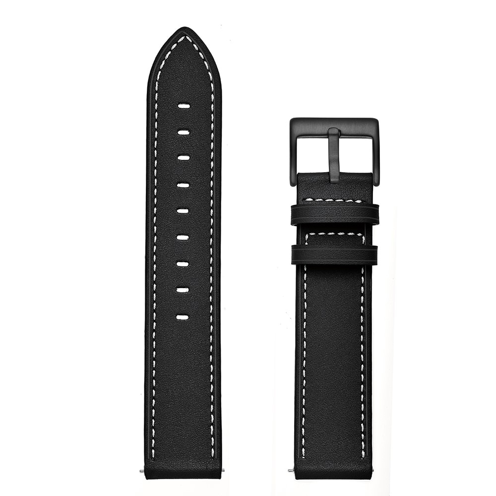 Cinturino in pelle Withings ScanWatch 2 42mm nero