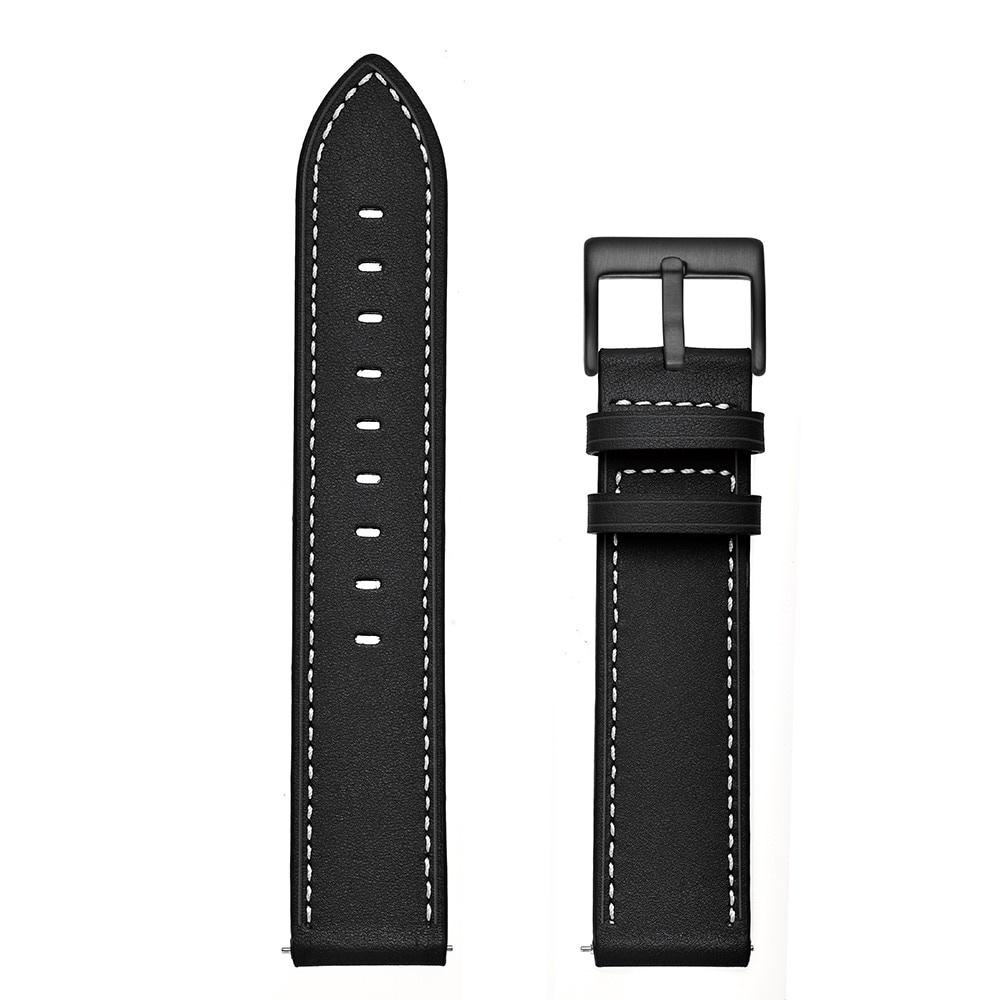 Cinturino in pelle Garmin Venu nero