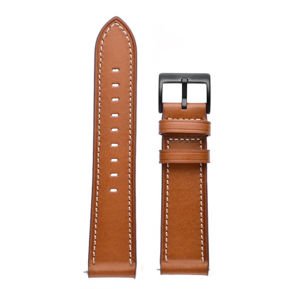 Cinturino in pelle Withings ScanWatch 2 42mm cognac