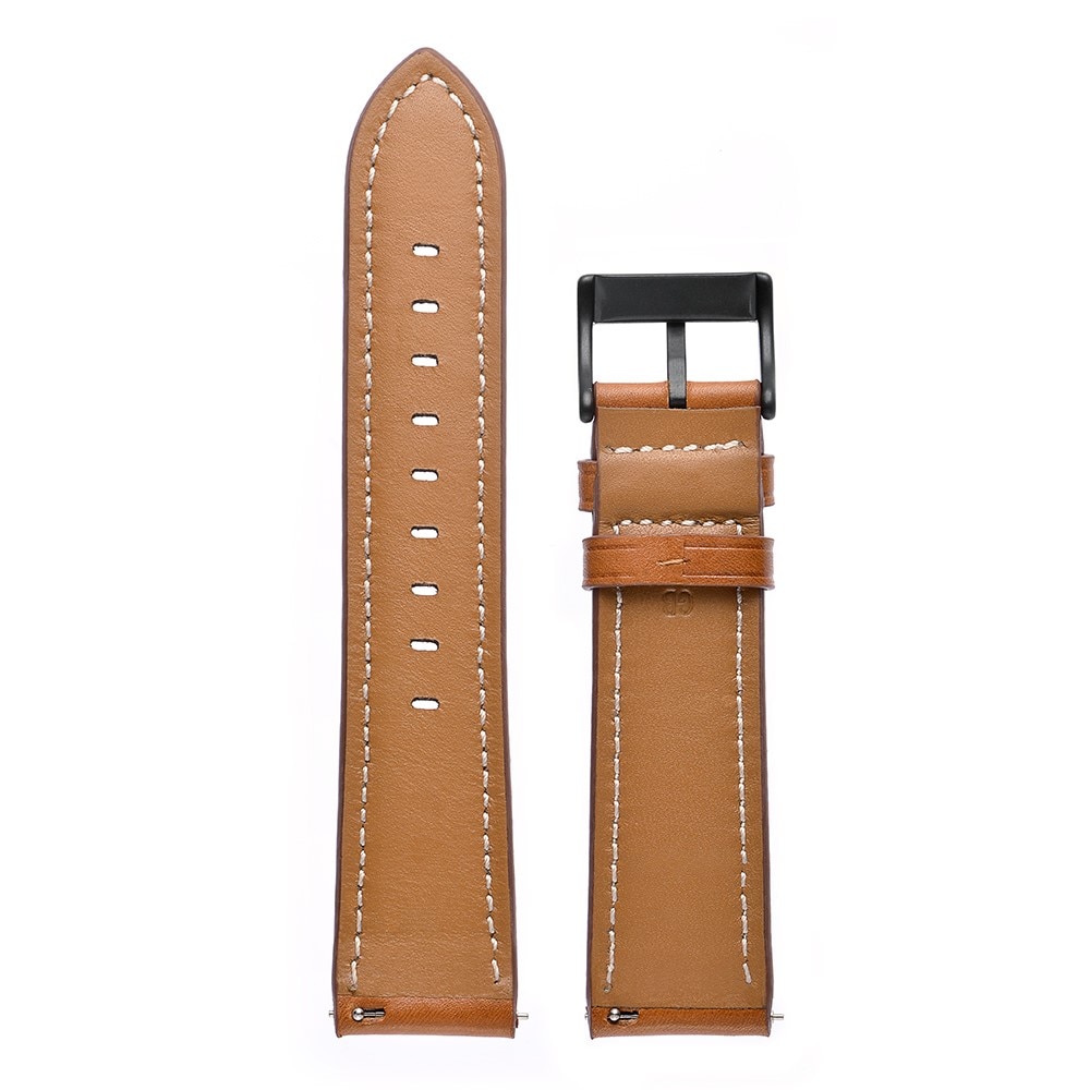 Cinturino in pelle Hama Fit Watch 4910 cognac