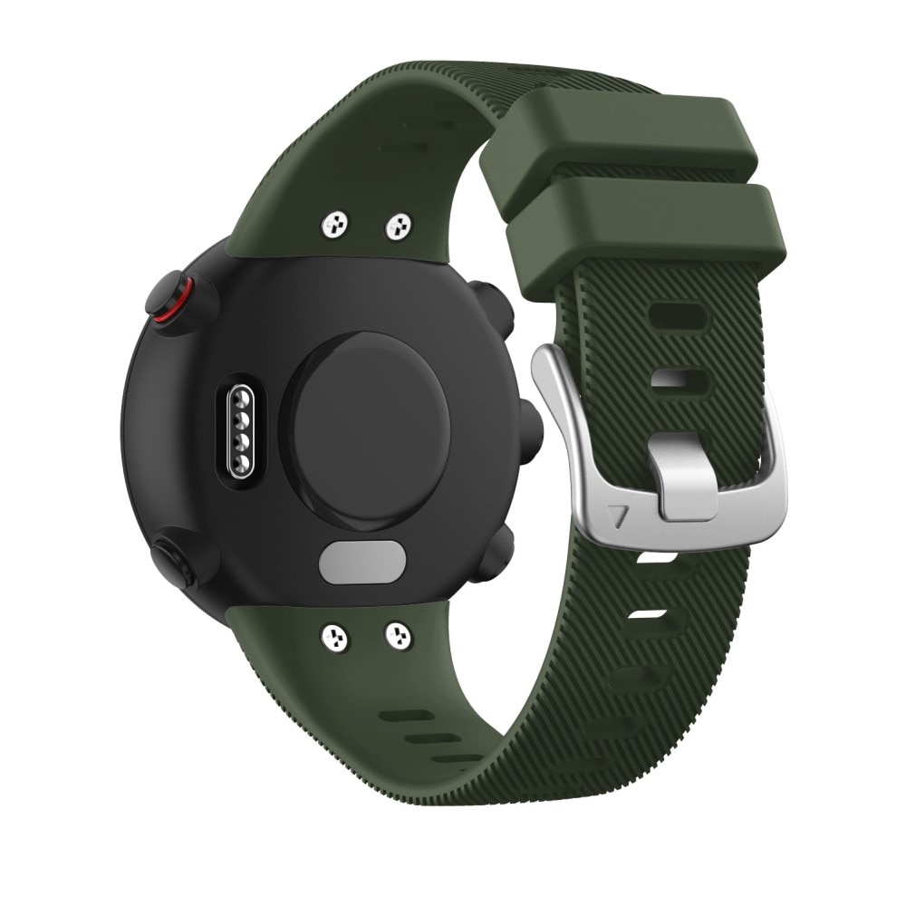 Cinturino in silicone per Garmin Forerunner 45, verde