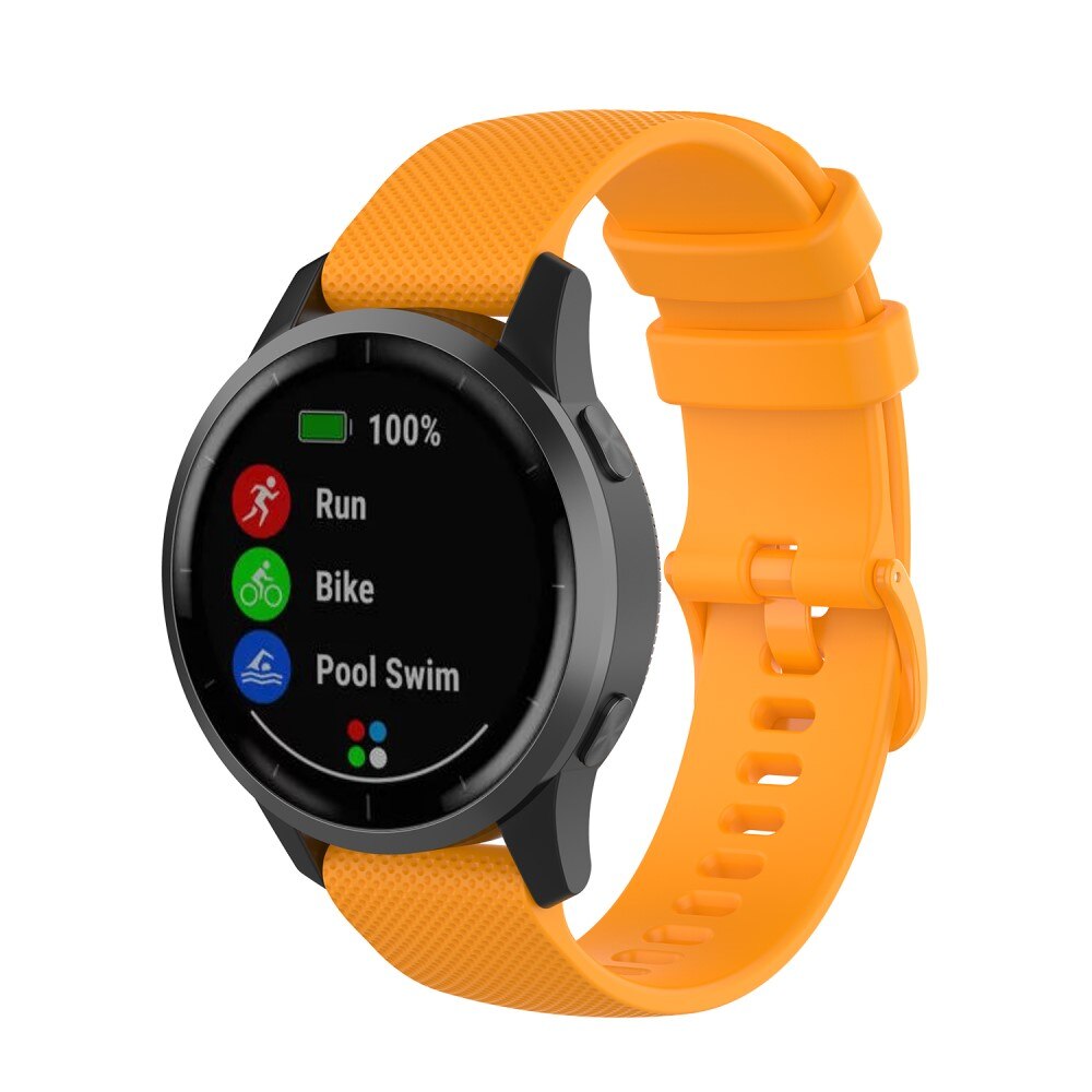 Cinturino in silicone per Garmin Vivoactive 4, arancia