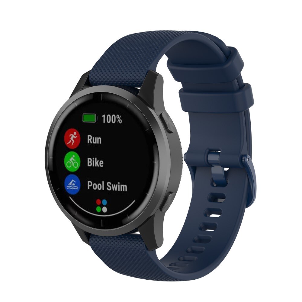 Cinturino in silicone per Garmin Vivoactive 4, blu