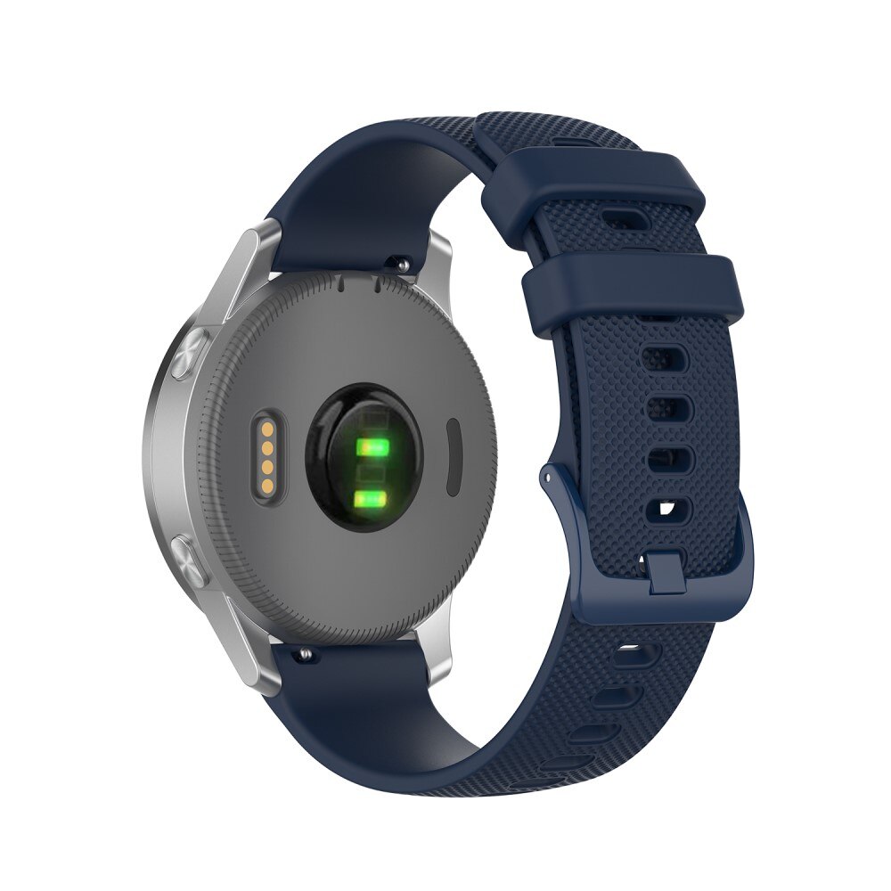 Cinturino in silicone per Garmin Vivoactive 4s, blu