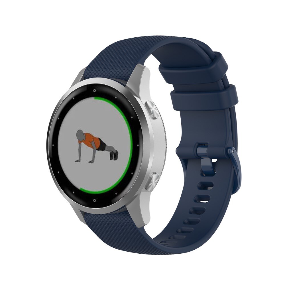 Cinturino in silicone per Garmin Vivoactive 4s, blu