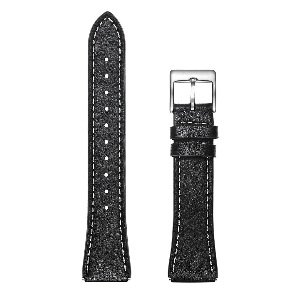 Cinturino in pelle Withings ScanWatch 2 38mm nero