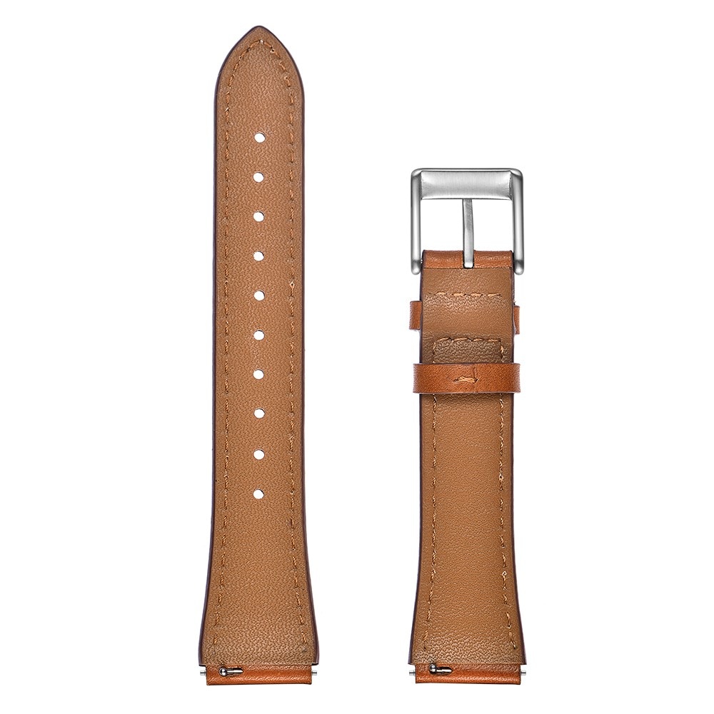 Cinturino in pelle Withings ScanWatch Light marrone