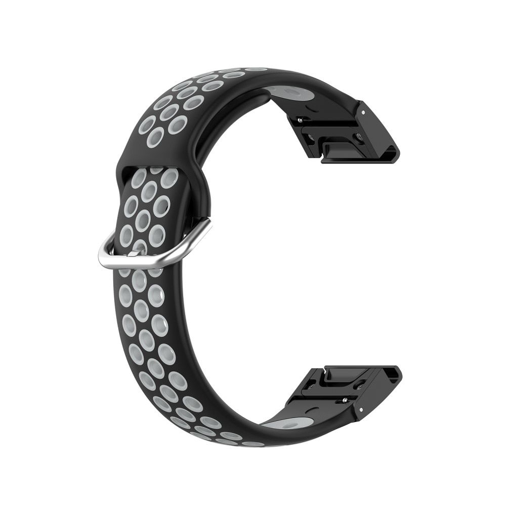 Cinturino Sport in Silicone Garmin Fenix 6S Nero