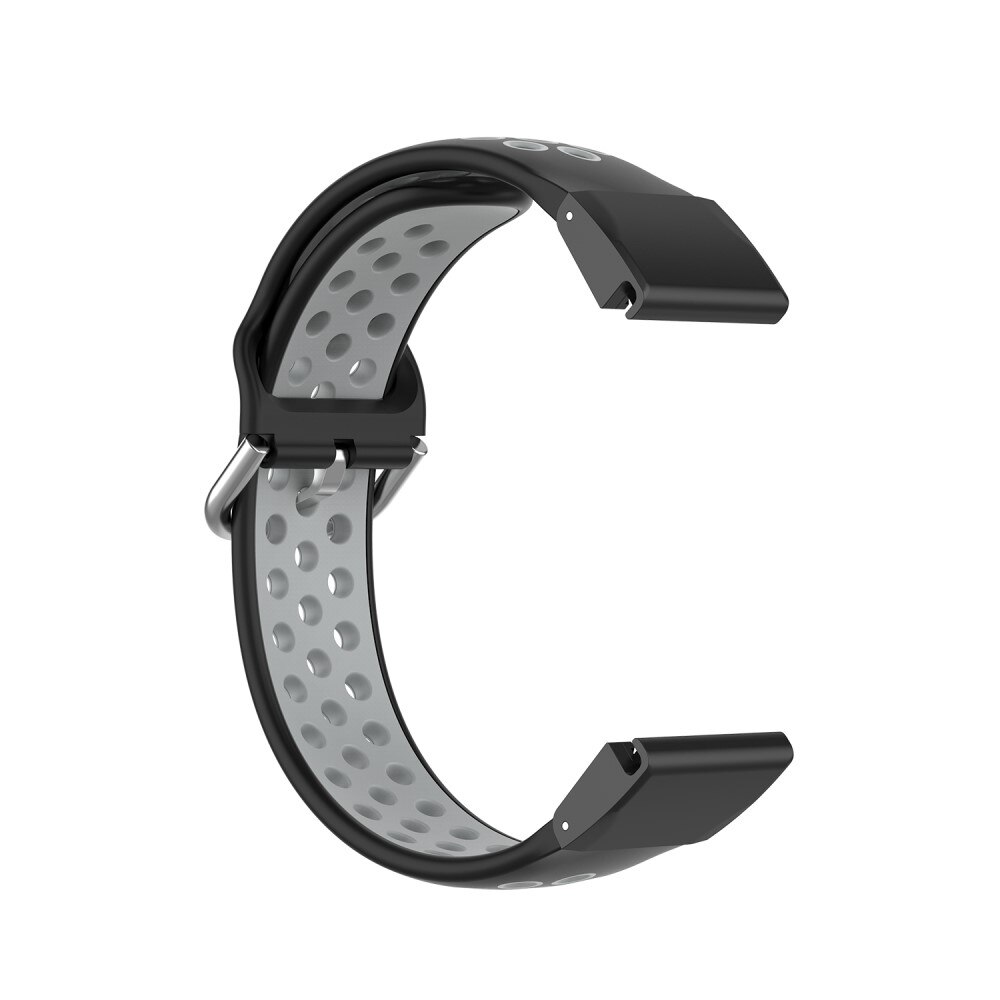 Cinturino Sport in Silicone Garmin Fenix 5S/5S Plus/6S/6S Pro/7S Nero