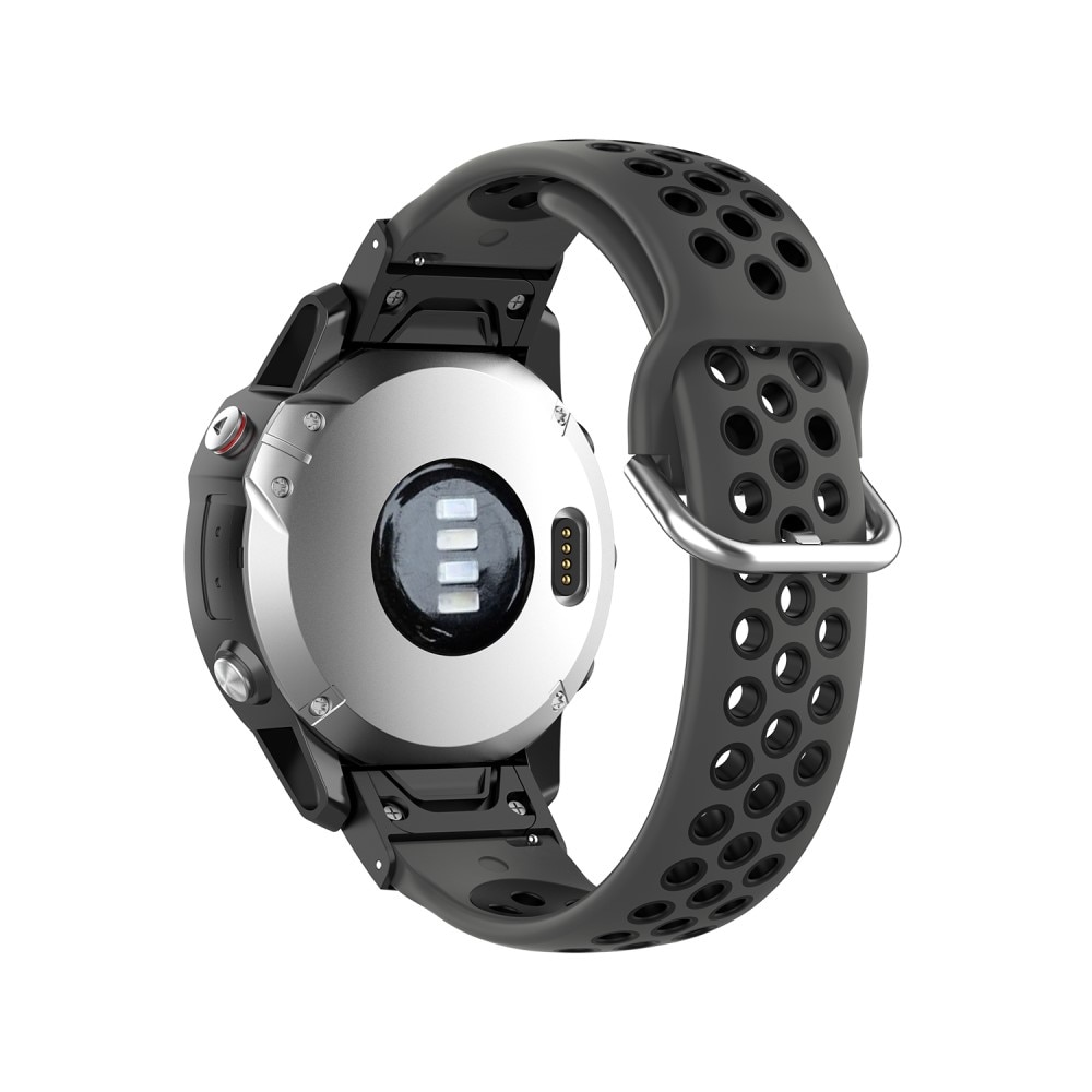 Cinturino Sport in Silicone Garmin Fenix 7 Pro nero