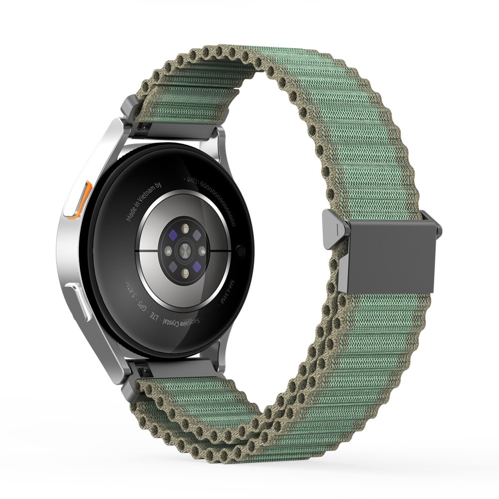 Cinturino in Active Nylon Samsung Galaxy Watch 7 44mm Verde