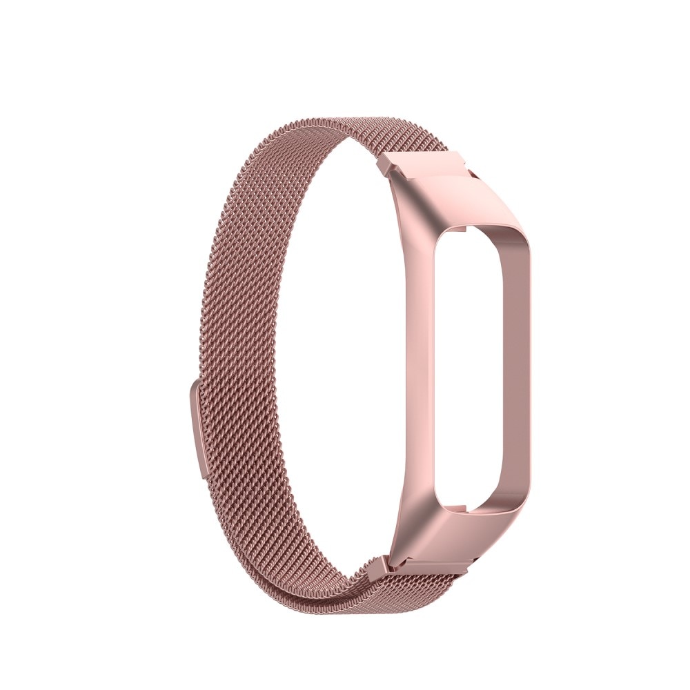 Cinturino in maglia milanese per Samsung Galaxy Fit 2, rosa dorato