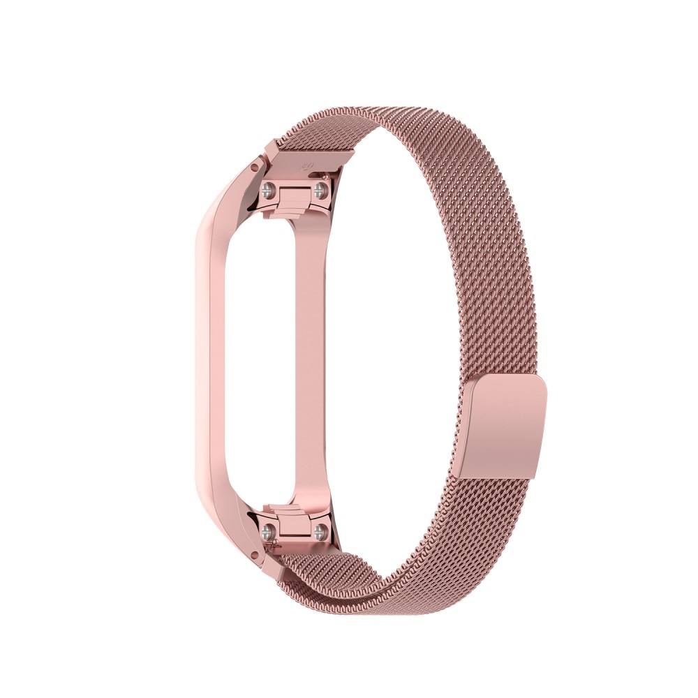 Cinturino in maglia milanese per Samsung Galaxy Fit 2, rosa dorato