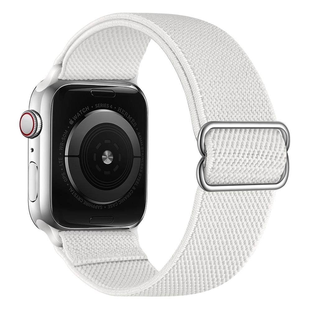 Cinturino in nylon elasticizzato Apple Watch SE 40mm bianco