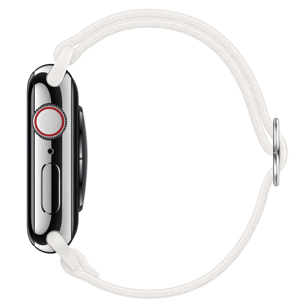 Cinturino in nylon elasticizzato Apple Watch SE 40mm bianco