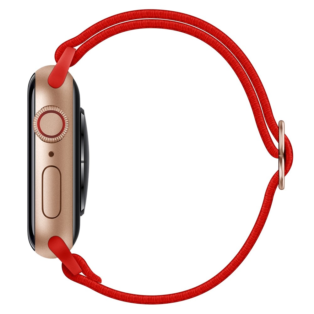 Cinturino in nylon elasticizzato Apple Watch SE 44mm rosso