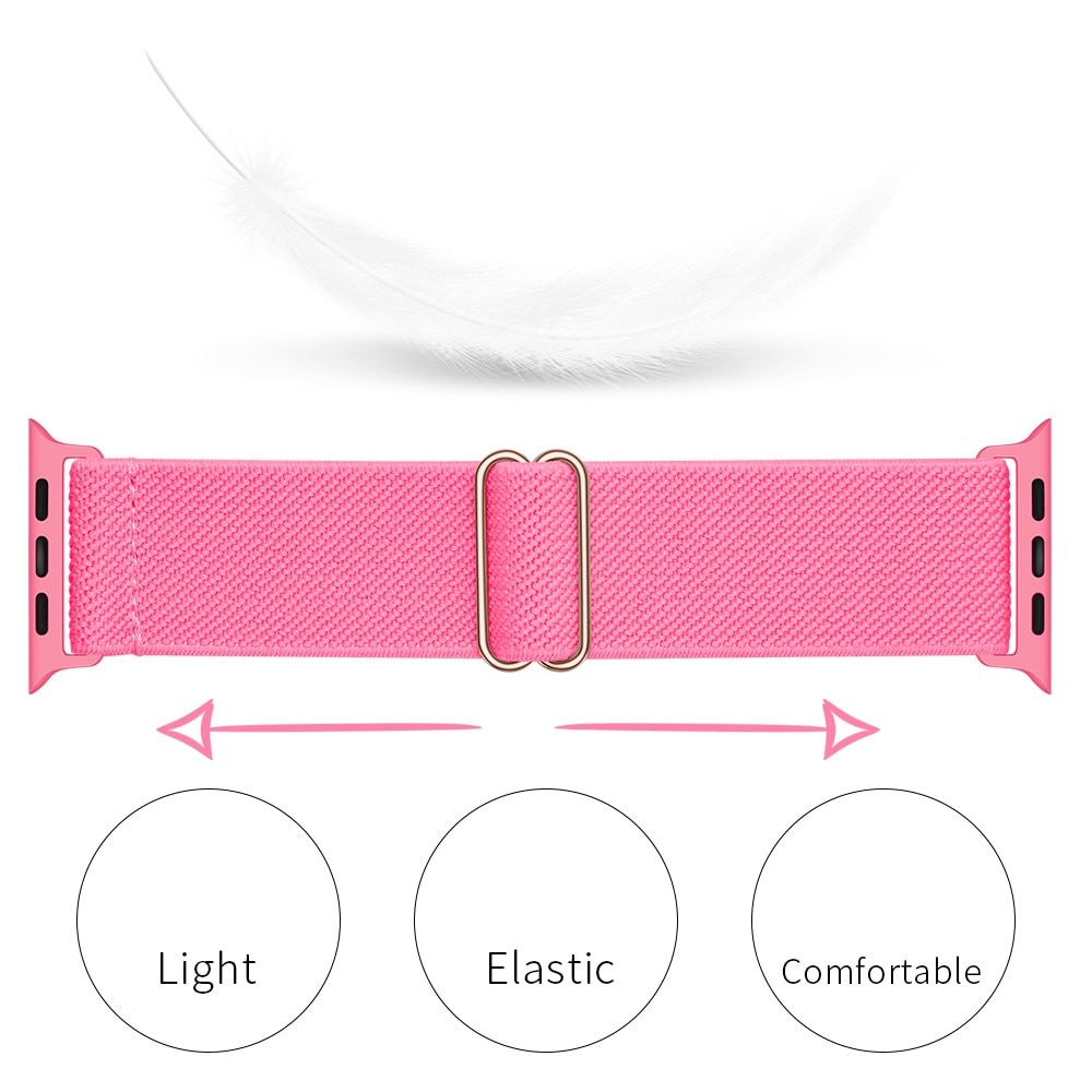 Cinturino in nylon elasticizzato Apple Watch SE 40mm fucsia